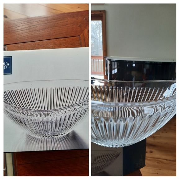 Mikasa Diamond Fire oval bowl. 11.5"